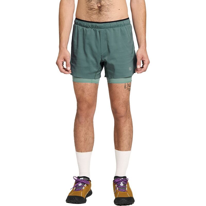 シエルアスレチックス メンズ ボトムス カジュアルパンツ Ciele Athletics DLYShort 5in Long Brief Mensilver Pine シルバー
