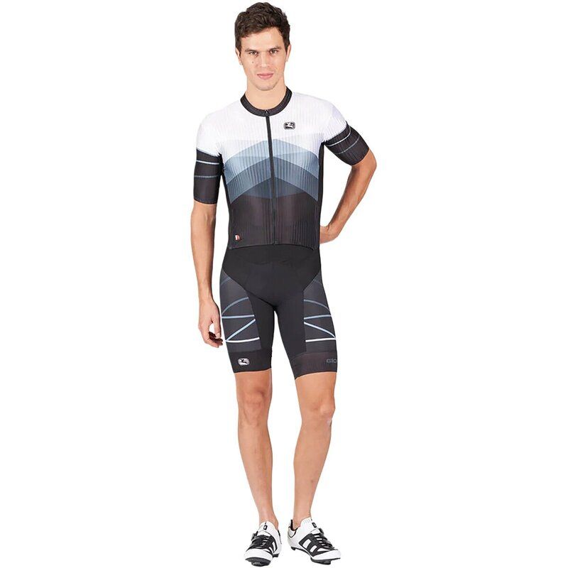 ジョルダーノ メンズ トップス Tシャツ 半袖 Giordana FRC Pro TRI ShortSleeve Doppio Suit Mens WhiteBlack ホワイト