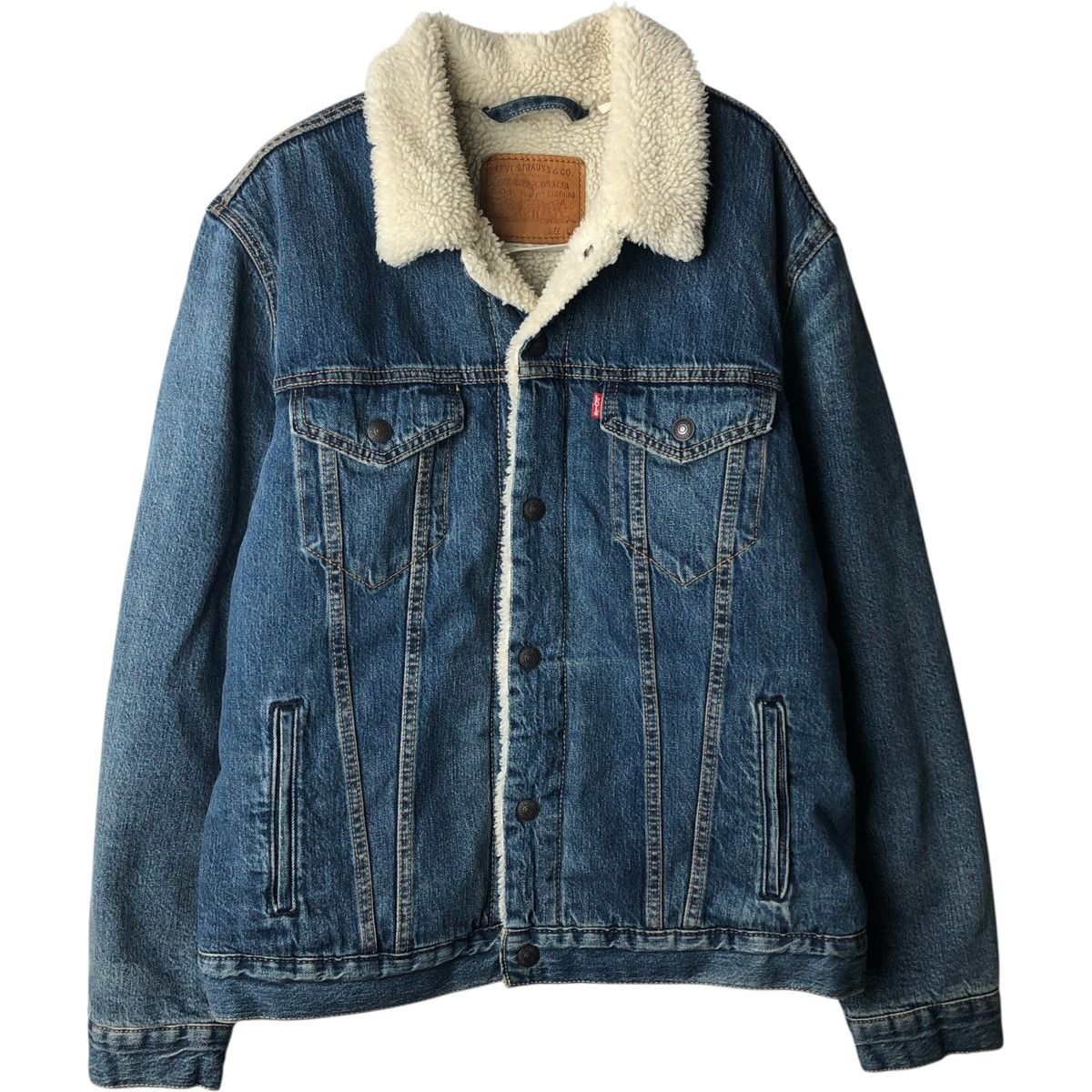 古着 リーバイス Levi's LEVI'S PREMIUM 中綿入り デニムボアジャケット L メンズL相当/eaa645697