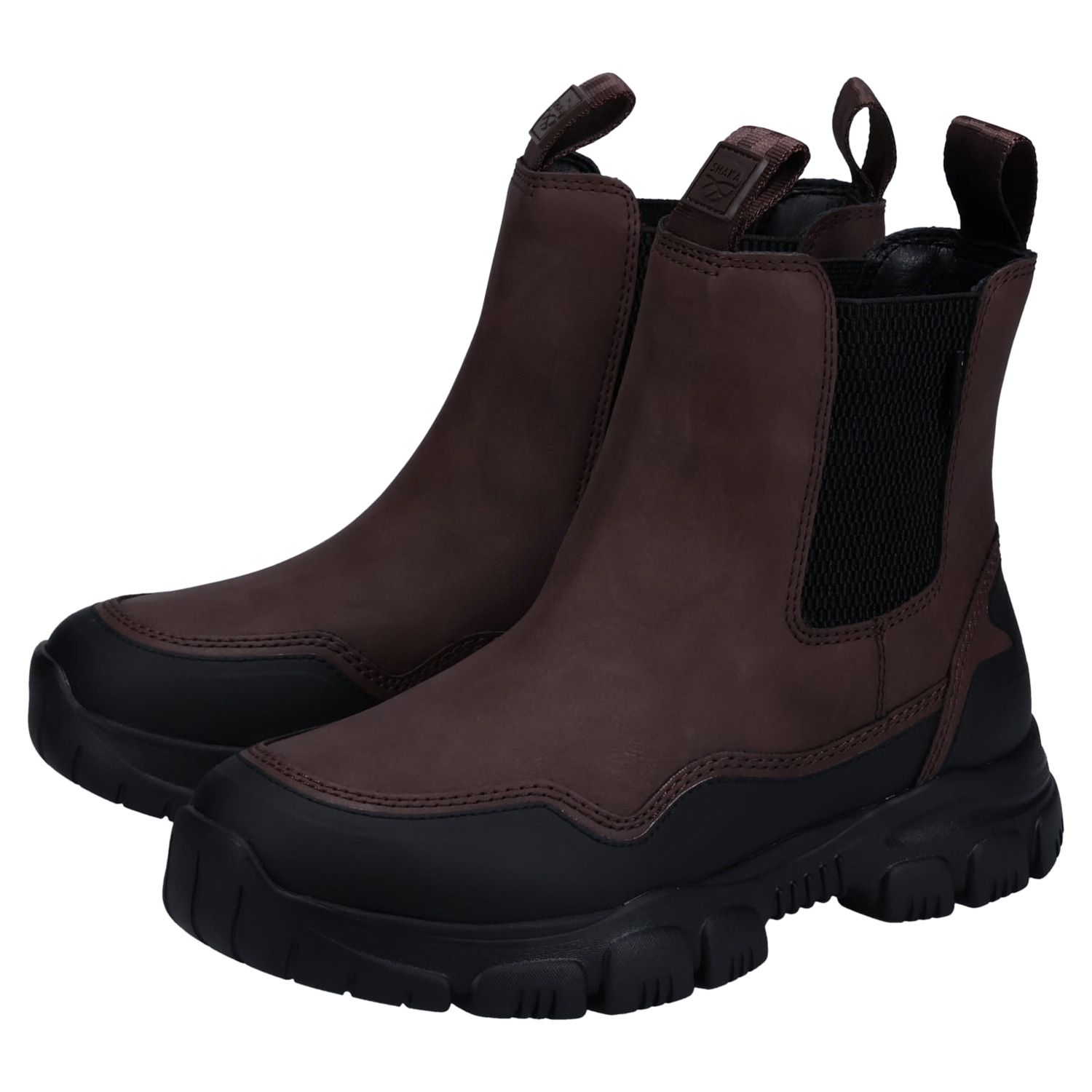 SHAKA シャカ ブーツ サイドゴア トレック チェルシー メンズ レディース 撥水 TREK CHELSEA AT SK-201、DRAK BROWN