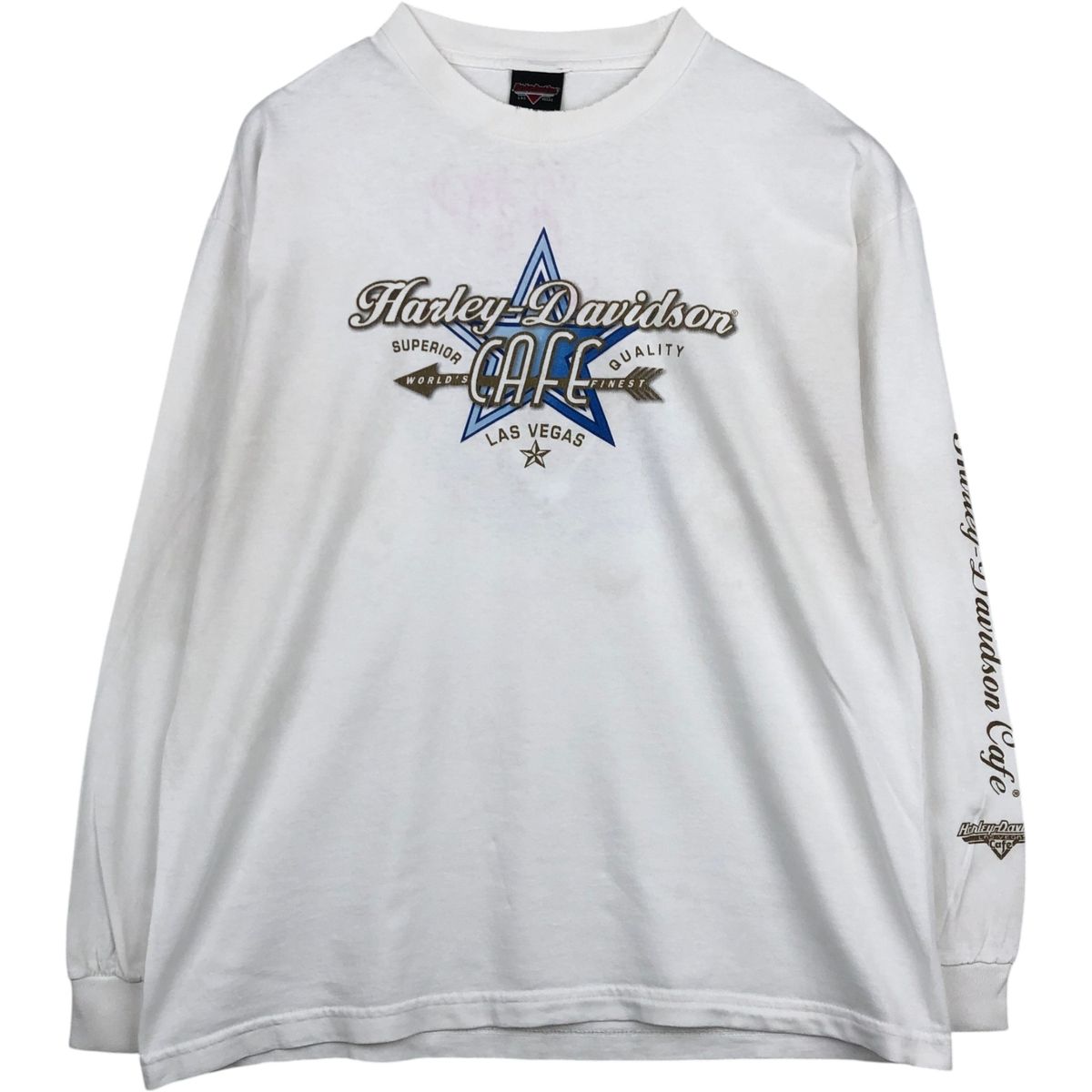 古着 ハーレーダビッドソン Harley-Davidson モーターサイクル ロングTシャツ ロンT メンズL相当/eaa646041