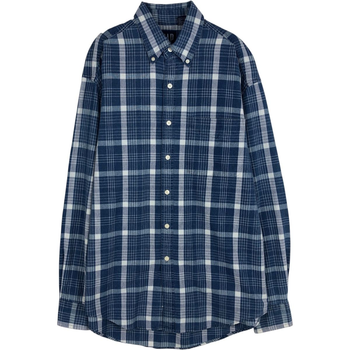 古着 90年代 ギャップ GAP オールドギャップ 長袖 ボタンダウンチェックシャツ メンズM相当 ヴィンテージ/eaa643022