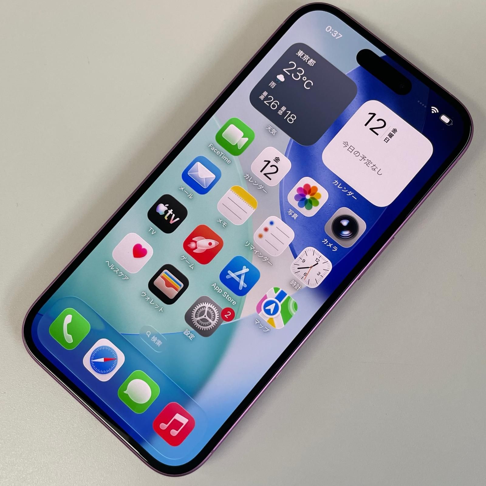 SIMフリー iPhone 16 256GB ティール