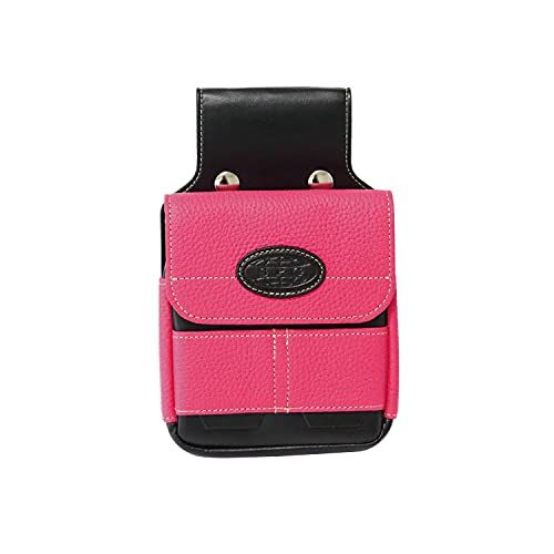 パークゴルフ用ポーチ【SPGセレクトポーチ】 本革 レザー ポーチ ボール ウエストポーチ 軽量 スマートフォン 収納 職人 (ピンク)送料無料 b9acce01
