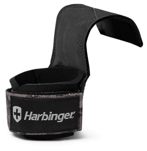 ハービンジャー(Harbinger) パワーグリップ リフティンググリップ ウエイトトレーニング 筋トレ リストラップ 握力サポート 2個セット 【日本正規品】送料無料 a7cfb4c7