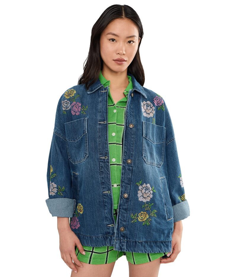 フリーピープル レディース アウター コート 刺繍 Free People Madison City Embroidered Cowboy Romance