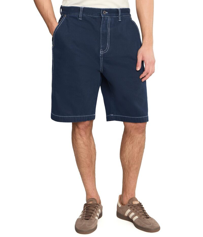クイックシルバー メンズ ボトムス ハーフパンツ・ショーツ ショートパンツ デニム Quiksilver Carpenter 21 Baggy Denim Shorts Indigo Rinse イン