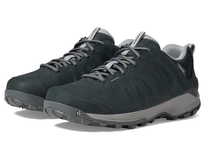 オボズ レディース シューズ スニーカー レザー Oboz Sypes Low Leather BDRY Black Sea ブラック