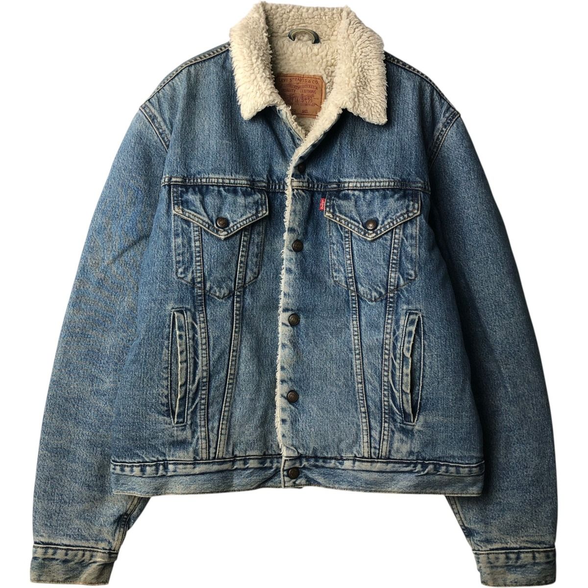 古着 90年代 リーバイス Levi's 71500-0216 デニムボアジャケット メンズL相当 ヴィンテージ/eaa645715