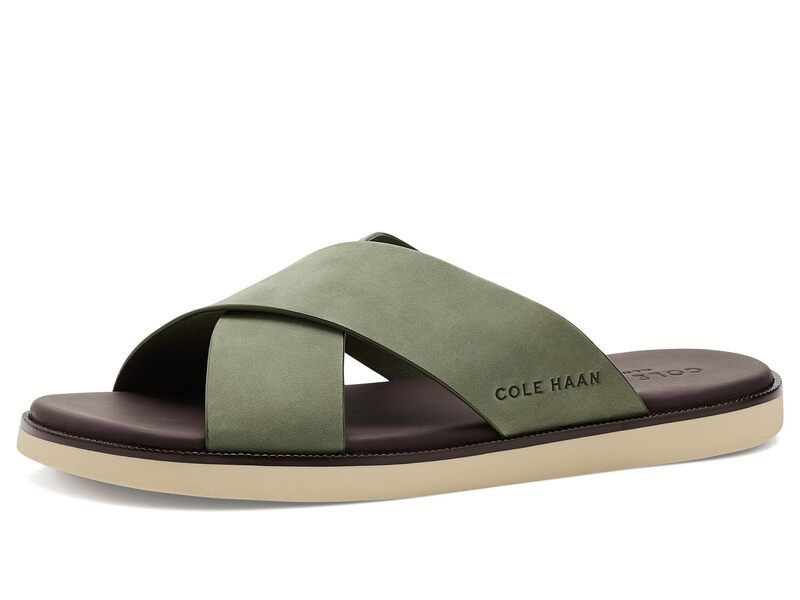 コールハーン メンズ シューズ サンダル Cole Haanantucket Crosstrap Dusty Olive NubuckAngora オリーブ