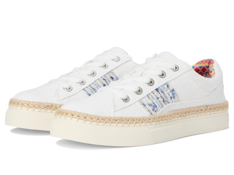 ブローフィッシュマリブ レディース シューズ スニーカー レース Blowfish Malibu Northshore LaceUp White Multi Twill Fabric ホワイト
