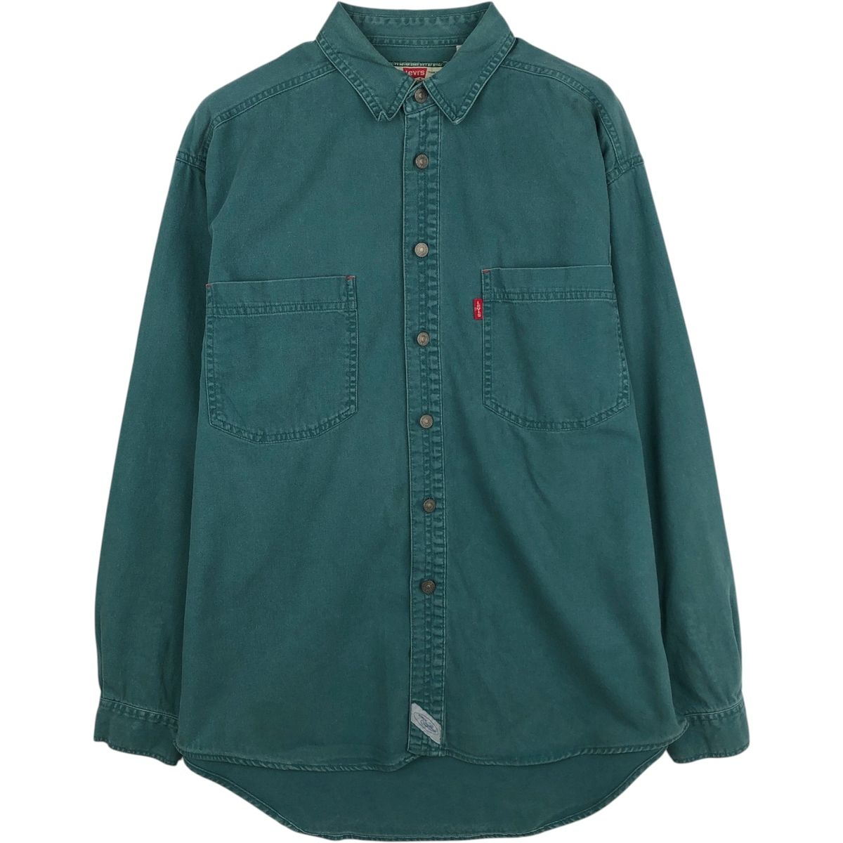古着 90年代 リーバイス Levi's 長袖 デニムシャツ メンズM相当 ヴィンテージ/eaa643514