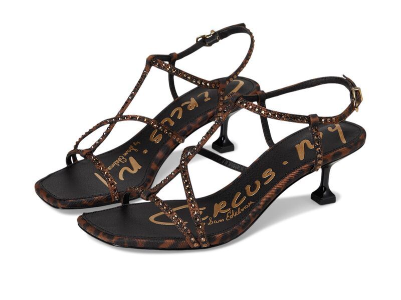 サーカス NY バイ サムエデルマン レディース シューズ ヒール Circus NY by Sam Edelman Jaida BlackCognac Glitz ブラック