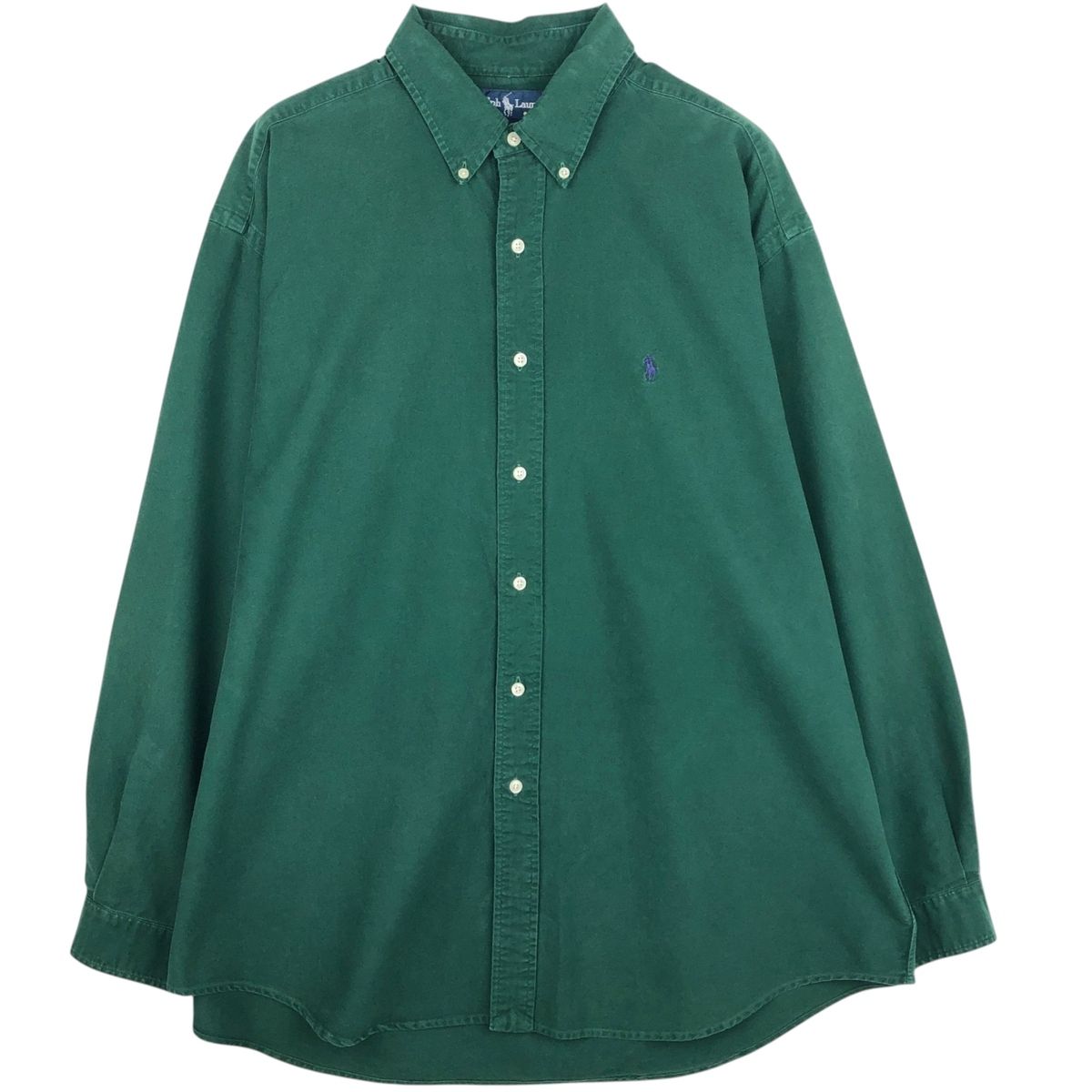 古着 ラルフローレン Ralph Lauren BLAKE 長袖 ボタンダウンシャツ メンズXL相当/eaa643850