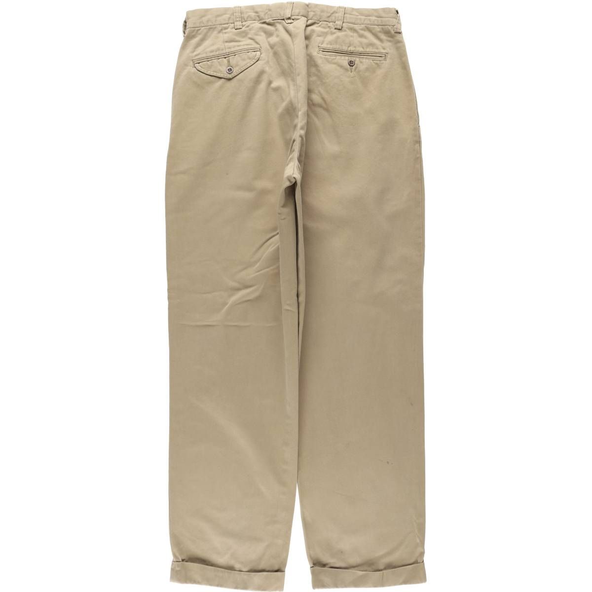 古着 ラルフローレン Ralph Lauren POLO by Ralph Lauren ツータック チノパンツ メンズw34相当/eaa644093 メンズ 古着 ラルフローレン Ralph Lauren POLO by Ralph Lauren