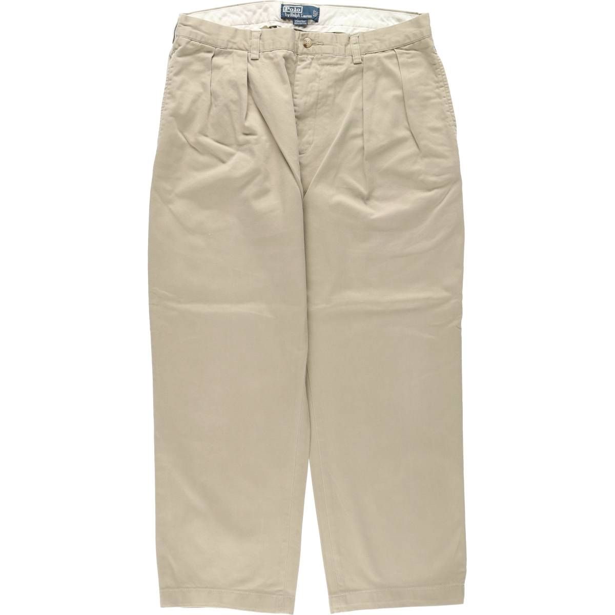 古着 ラルフローレン Ralph Lauren POLO by Ralph Lauren ETHAN PANT ツータック チノパンツ メンズw34相当/eaa644095