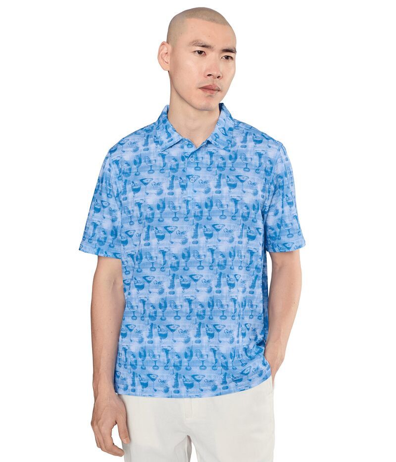 トッミーバハマ メンズ トップス シャツ Tommy Bahama Coast Fizz Impressions Glacier Blue ブルー