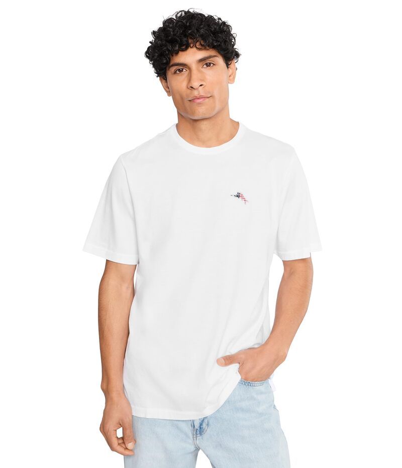 トッミーバハマ メンズ トップス シャツ Tommy Bahama Bali Skyline Americana Short Sleeve Tee White ホワイト