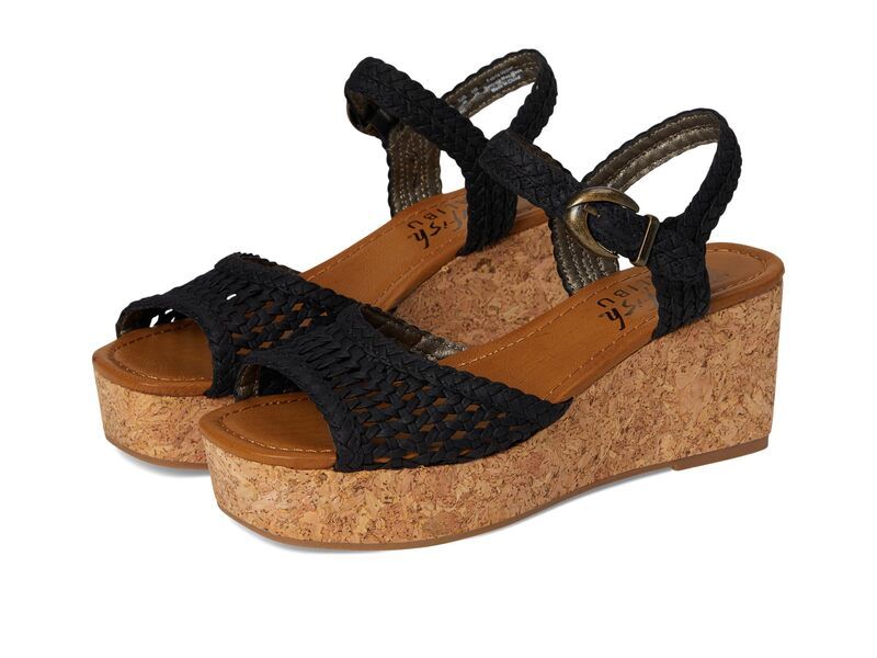 ブローフィッシュマリブ レディース シューズ ヒール Blowfish Malibu Aric Black Faux Suede ブラック