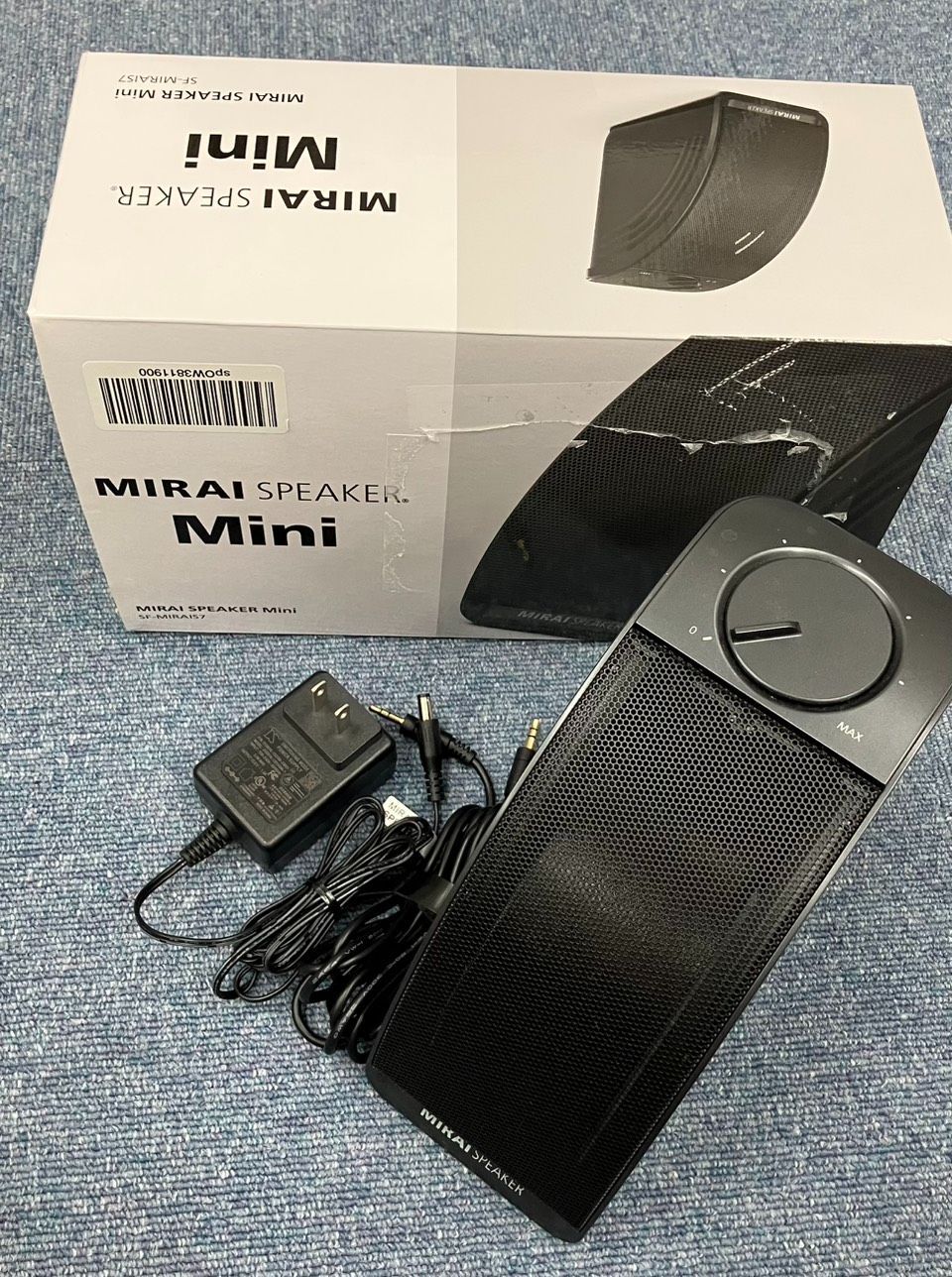 F002-SA3-171 サウンドファン MIRAI SPEAKER Mini ミライスピーカーミニ SF-MIRAIS7 オーディオ機器 家電 小型 ※音出し確認済み 箱付き