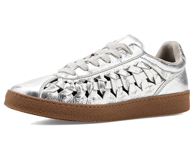 オールセインツ レディース シューズ スニーカー AllSaints Velma Woven Sneakersilver Shine シルバー