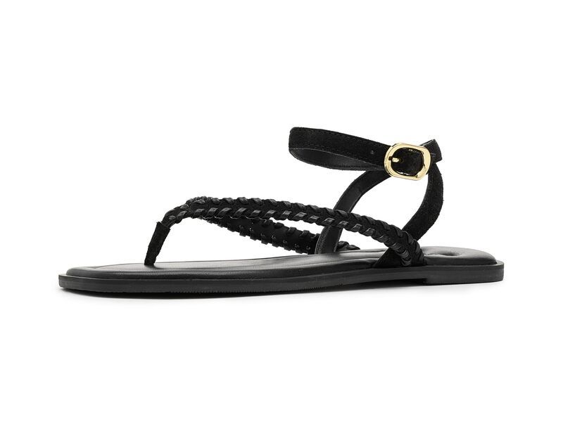 フリーピープル レディース シューズ サンダル Free People Waverly Whipstitch Thong Black Tide ブラック
