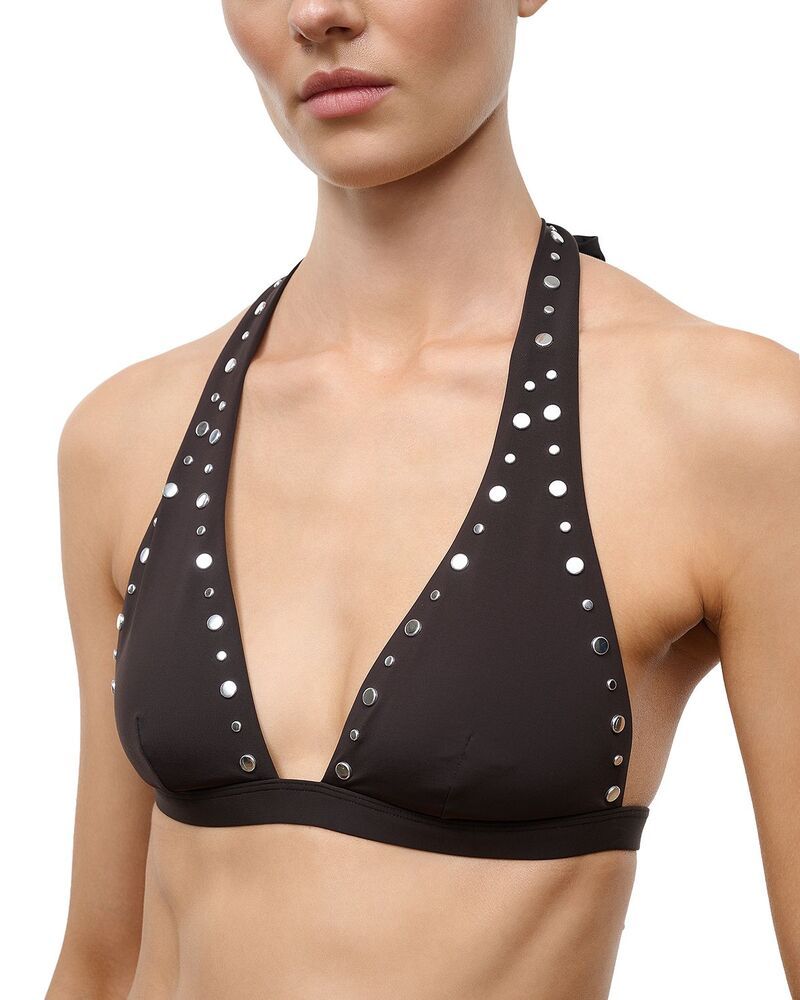 スタウド レディース 水着 トップのみ STAUD Irina Bikini Top Espresso Studded 29,770円