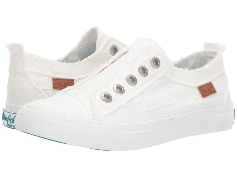 ブローフィッシュマリブ レディース シューズ スニーカー Blowfish Malibu Play White Smoked 16 oz Canvas ホワイト