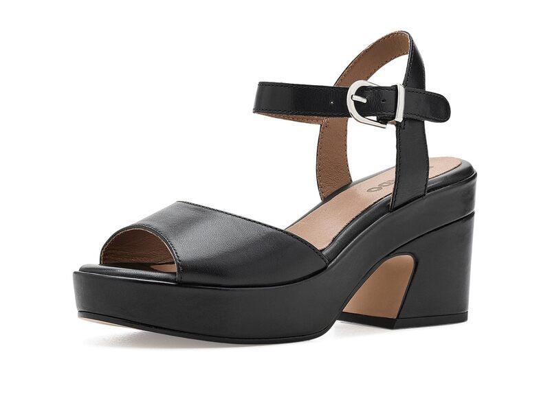 ブロンド レディース シューズ サンダル Blondo Mona Black Leather ブラック
