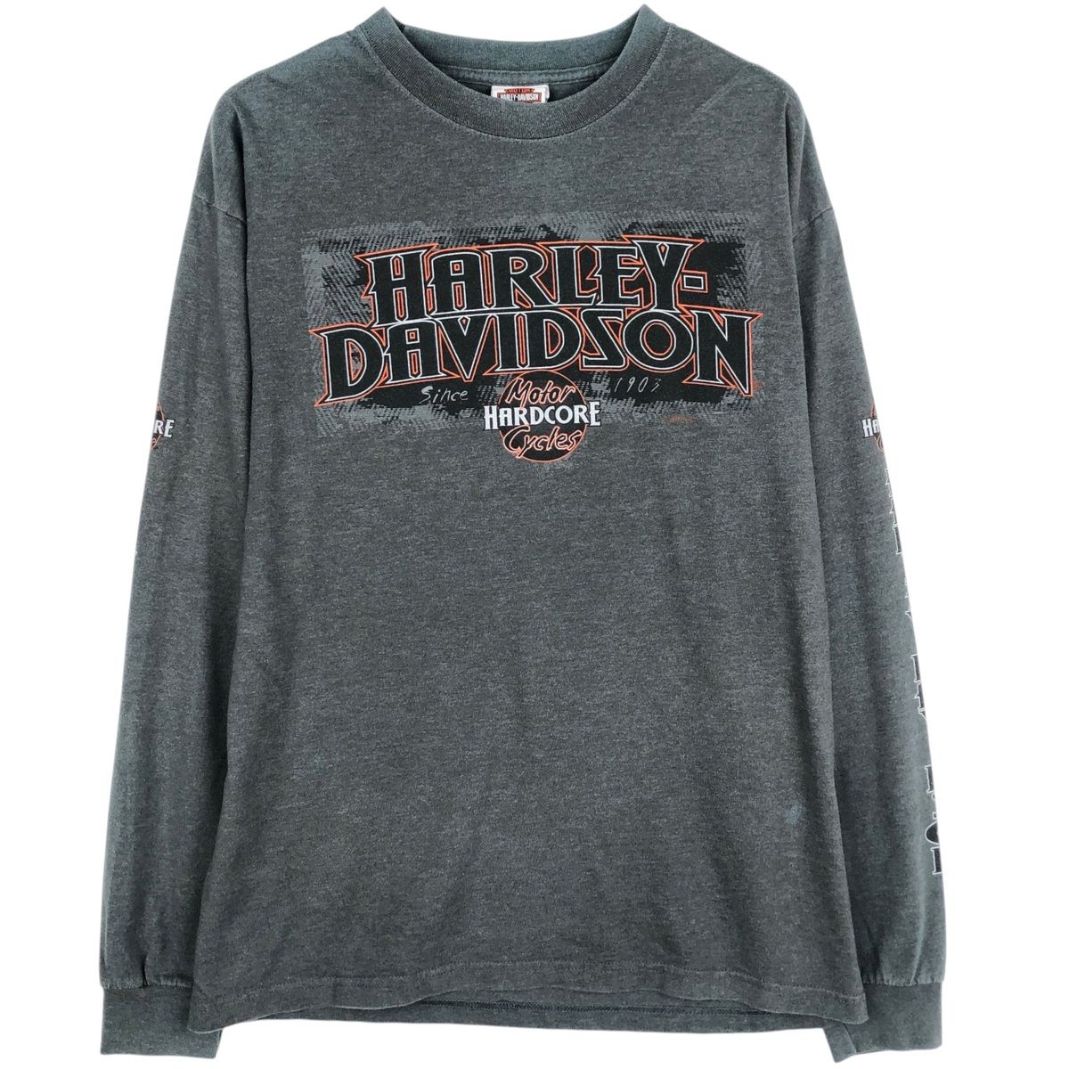 古着 ハーレーダビッドソン Harley-Davidson ロングTシャツ ロンT USA製 メンズL相当/eaa646016