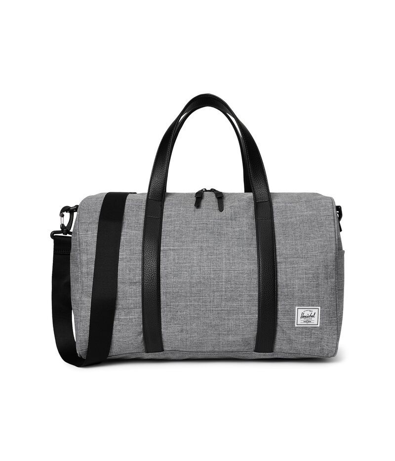 ハーシェルサプライ メンズ バッグ Herschel Supply Co Novel CarryOn Duffel Raven Crosshatch