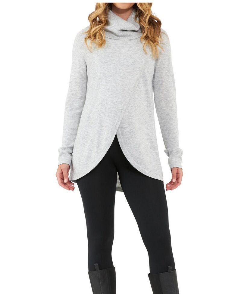 ライプマタニティ レディース トップス シャツ ニット Ripe Maternity Cowl Neck Nursing Knitop Silver Marle シルバー 21,560円