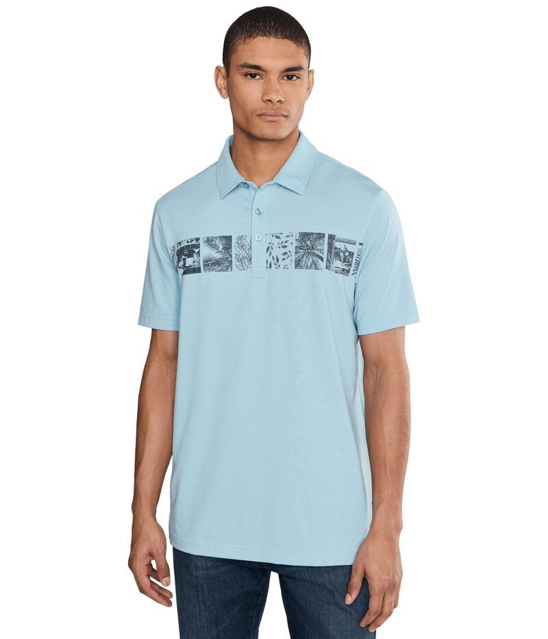 トラビスマヒュー メンズ トップス シャツ ジャージー TravisMathew Performance Jersey C Forget Me Not