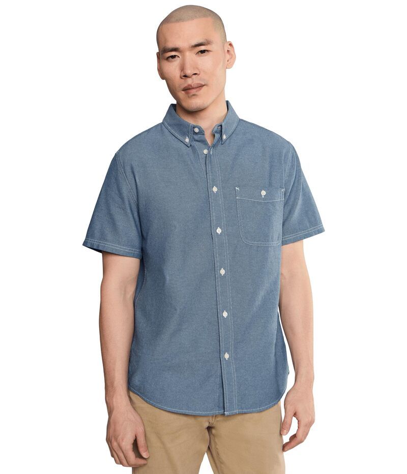 ペンドルトン メンズ トップス シャツ Pendleton Bayside Shirt Short Sleeve Blue ブルー