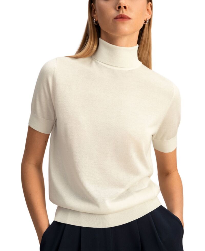 リリーシルク レディース アウター ニット・セーター LILYSILK Solomon Sweater Natural White ホワイト 26,838円