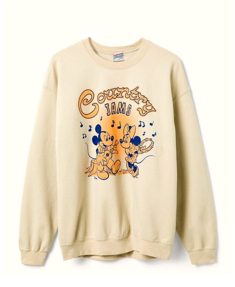 ジャンクフードクロージング レディース アウター ニット・セーター フリース Junk Food Clothing Mickey Minnie Country Jams Flea Market Fle