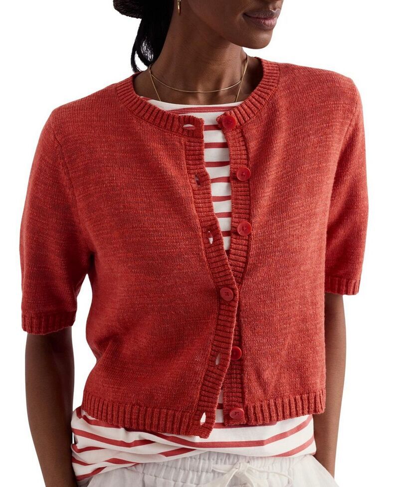 シーソルトコーンウォール レディース アウター カーディガン Seasalt Cornwall Wild Thyme Cardigan Carnelian