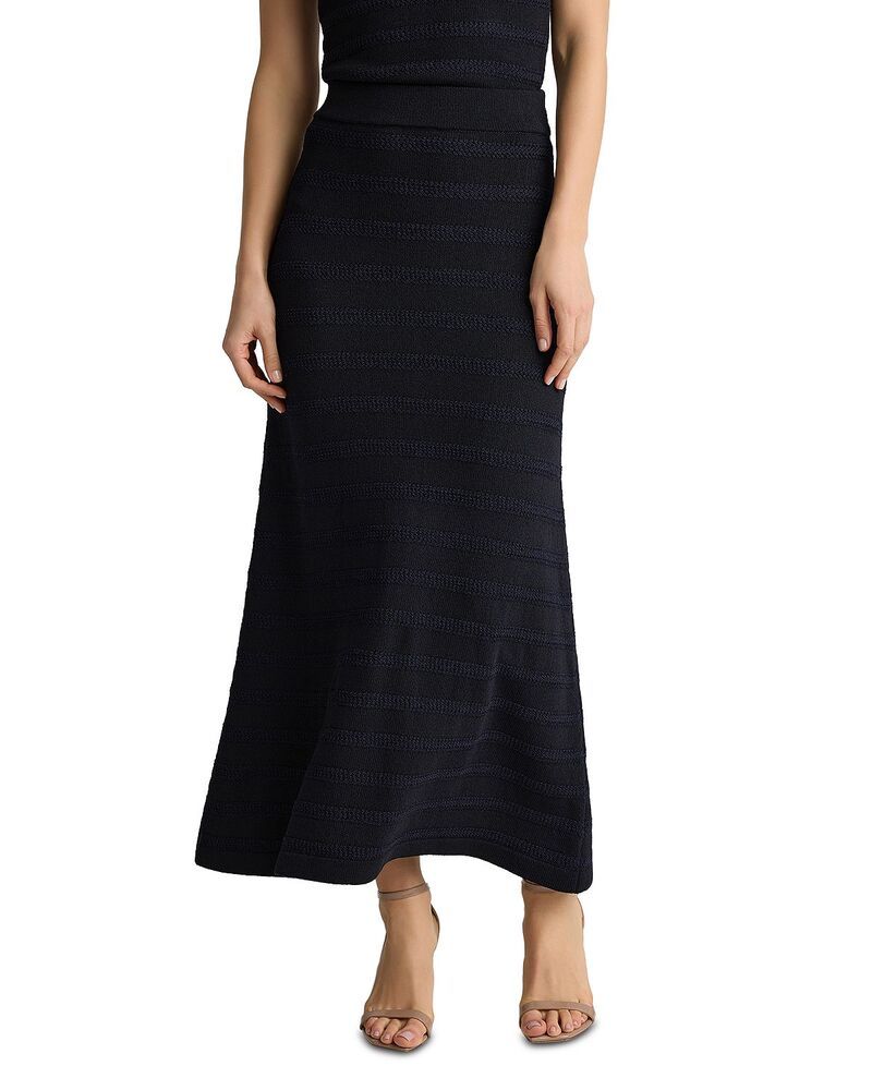 セントジョン レディース ボトムスカート St John Breton Stripe Skirt BlackNavy Multi ブラック