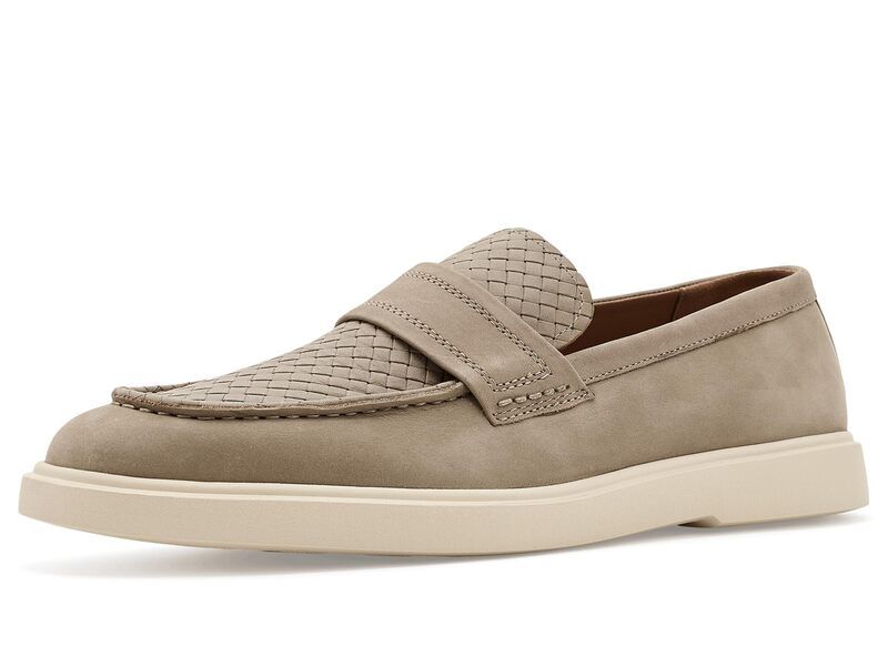 スティーブ マデン メンズ シューズ スリッポン・ローファー Steve Madden Pecos Grey Nubuck グレー