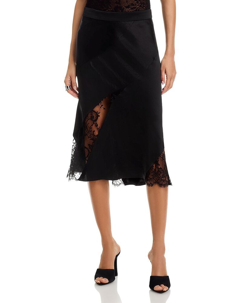 マックイーン レディース ボトムスカート ミディ McQueen Fluid Midi Skirt Black ブラック 238,900円