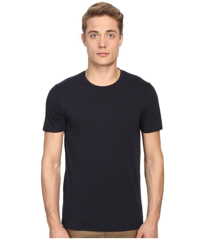 ヴィンス メンズ トップス シャツ クルーネック コットン Vince Short Sleeve Pima Cotton Crew Neck Shirt Coastal