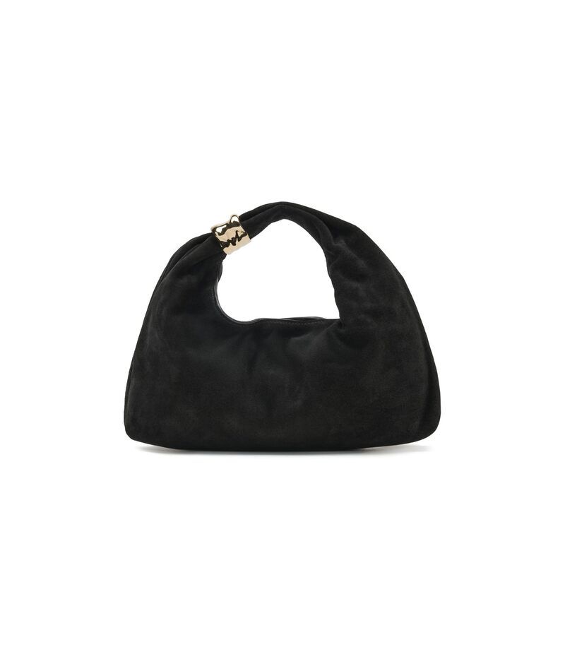メイドウェル レディース バッグ スエード Madewell Suede Hand Held Ring Pouch True Black ブラック
