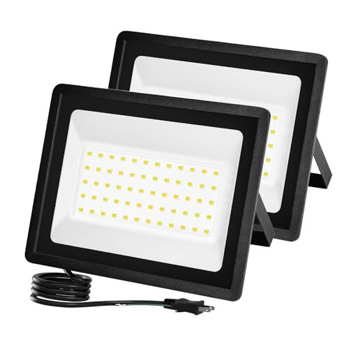 北澤商事 led投光器 投光器 50W ワークライト 作業灯 led 11000LM IP66 防水 外灯 100V対応 高輝度 省エネ 120°広角 屋外照明 防災対策 PSE認証済みas abfb7327