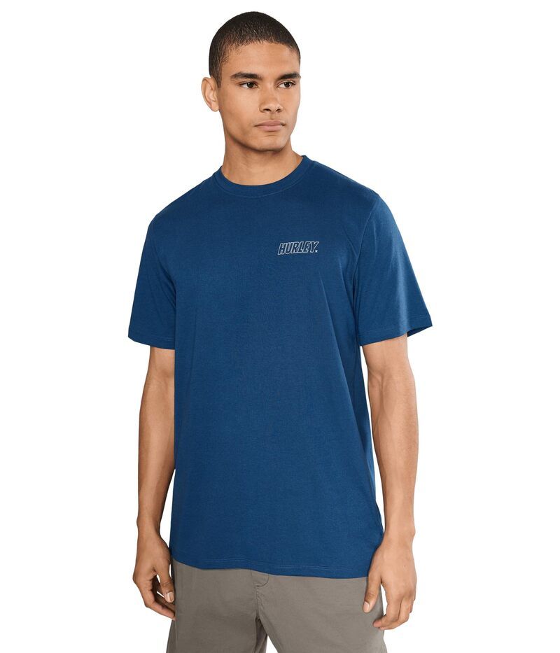 ハーレー メンズ トップス シャツ Hurley H2o Dri Fastlane Lined Short Sleeve Abyss
