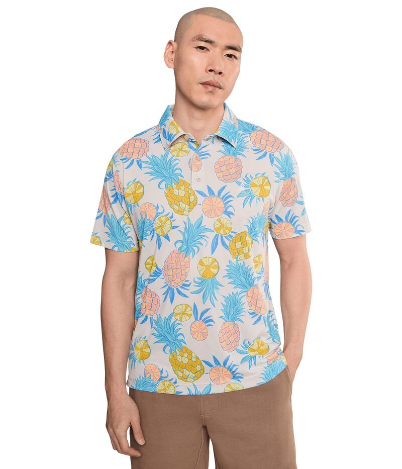 チャビーズ メンズ トップス シャツ Chubbies The Citrus Punch range Polo Light KhakiPattern Base カーキ