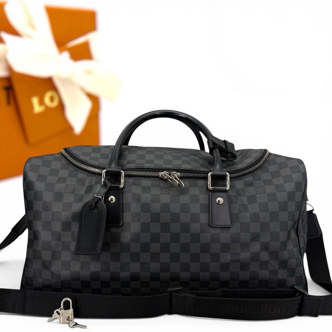 ルイヴィトン　ダミエ　グラフィット　ロードスター50 ボストンバッグ LOUIS VUITTON ハンドバッグ