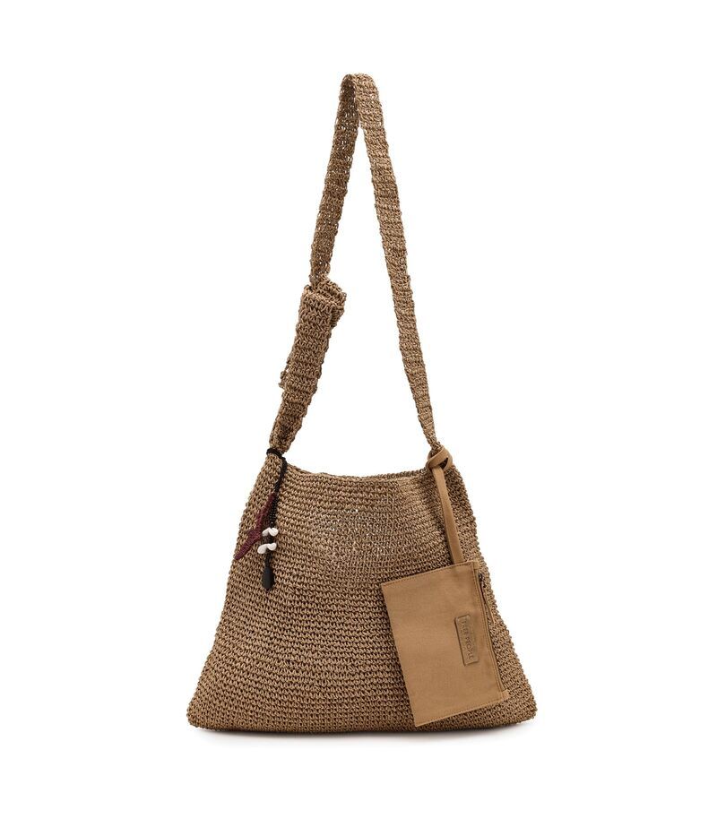 フリーピープル レディース バッグ Free People Coastal Crush Straw Tote Natural