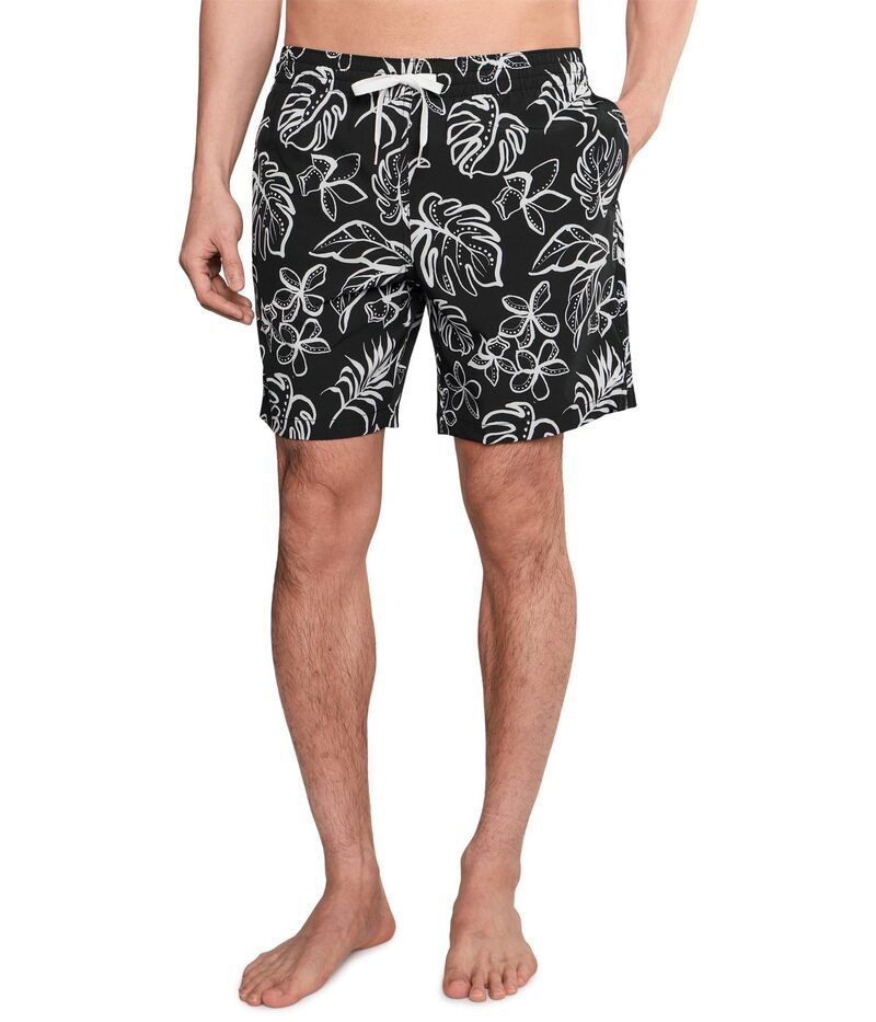 チャビーズ メンズ 水着 ハーフパンツ・ショーツ Chubbies The Briefly In Paradise 7 Classic Lined Swim Trunks Blackpattern B