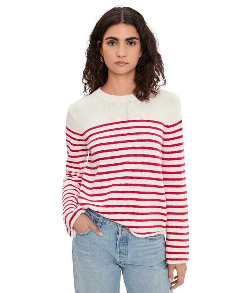 マイケルスターズ レディース アウター ニット・セーター Michael Stars Mikaela Realxed Pullover IvoryLacquer アイボリー