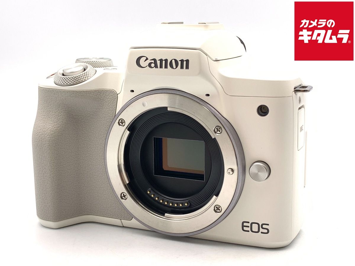 【中古】 【美品】 キヤノン EOS Kiss M2 ボディ ホワイト
